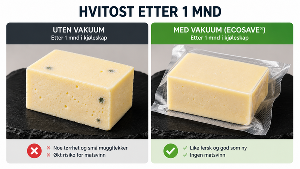 EcoSave vakuum tar vare på maten