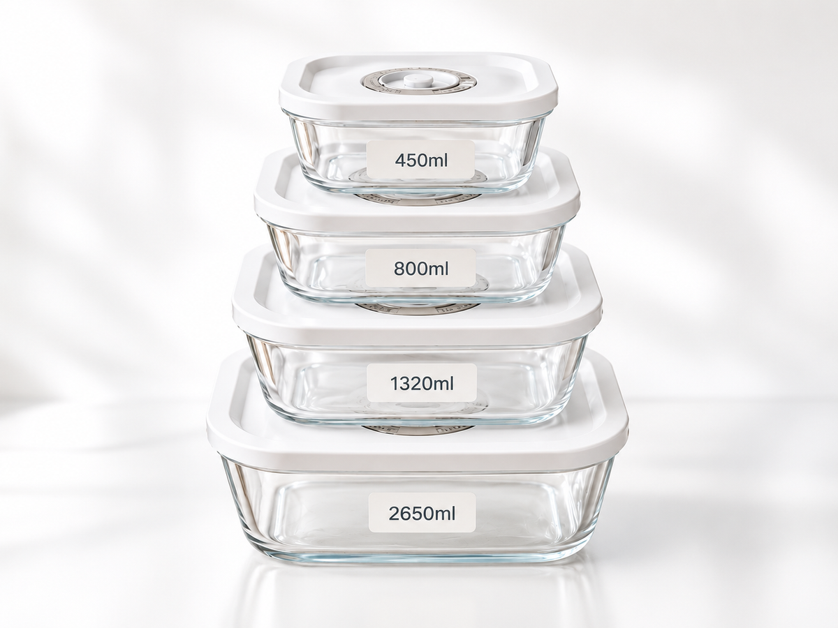 EcoSave Glass vakuumbeholdere